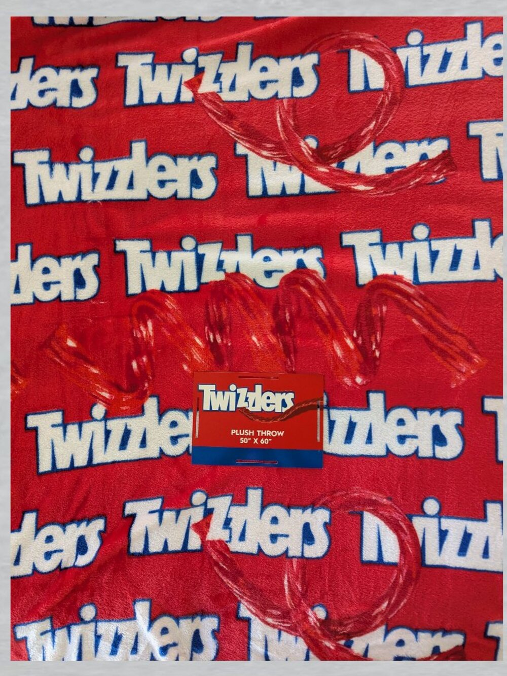 Twizzlers Throw Blanket Measures 50 x 60 in